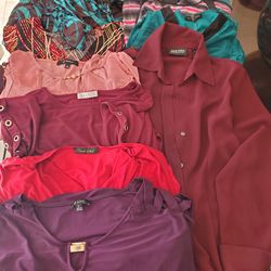 47 womens tops Blouses jacket shorts nighties pants $1 each Or All $20