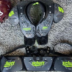 Schutt shoulder pads