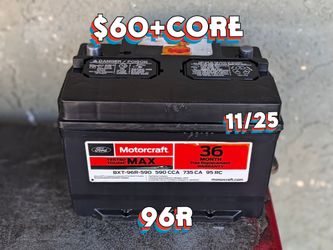 Car Battery Group Size 96r