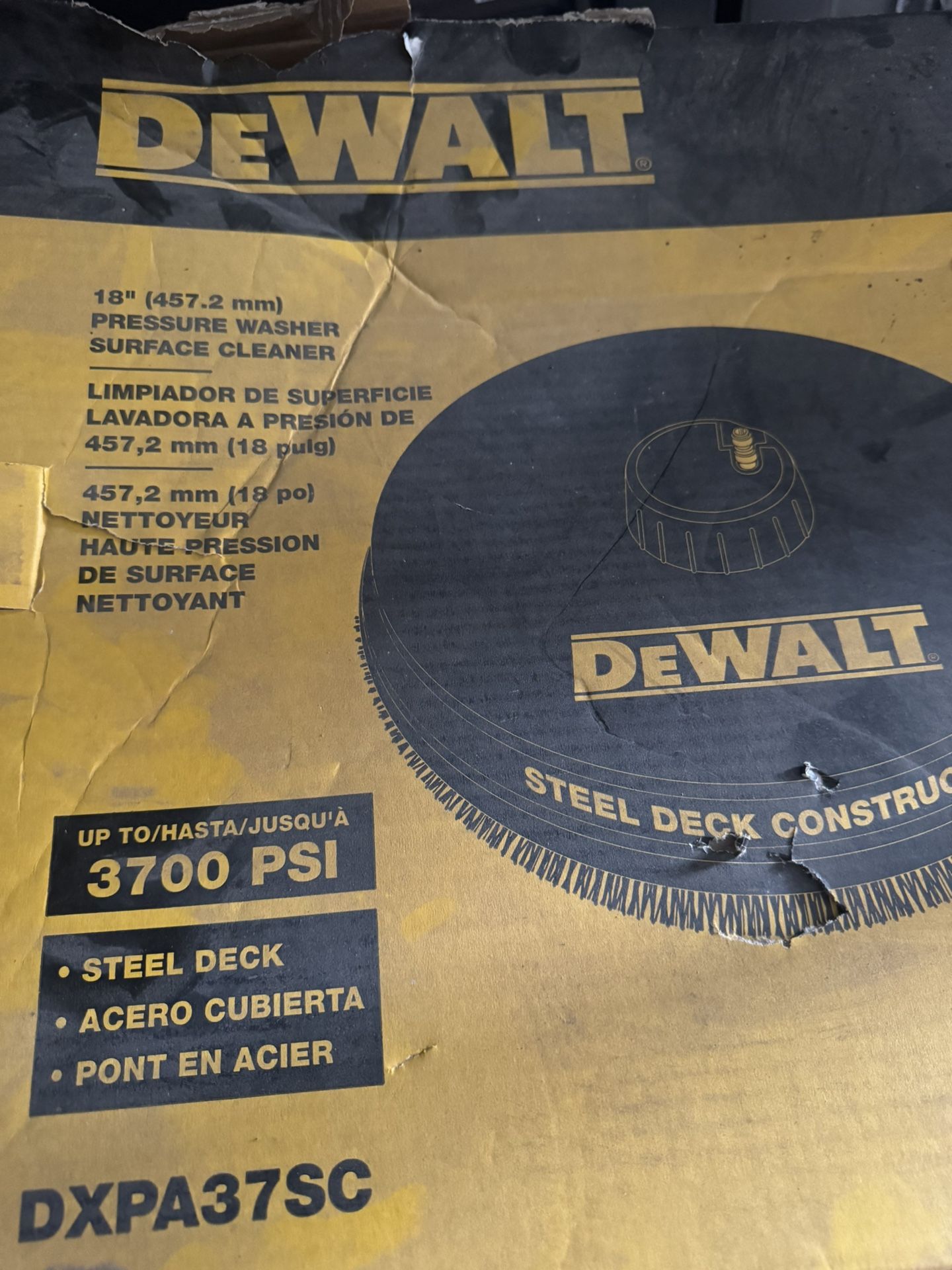 Dewalt Pressure Washer, Surface Cleaner