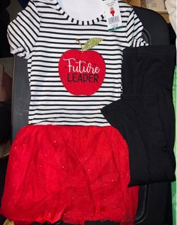 New. 2pc legging set. Girls 5t