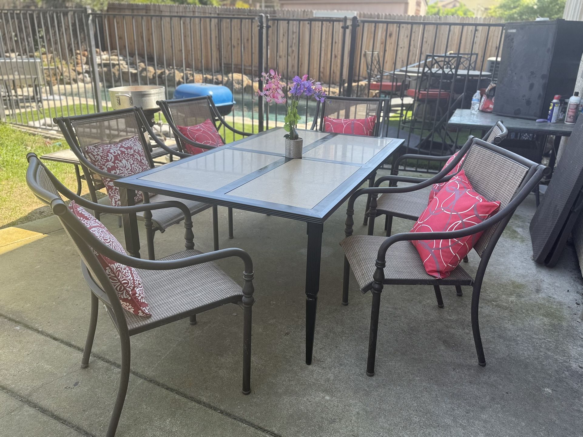 7 Pc Patio Set