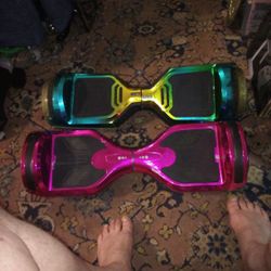 Jetsons Hoverboard. (2). Hoverboards Green  And Red