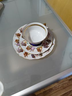 Vintage West German 3-Piece Tea Set