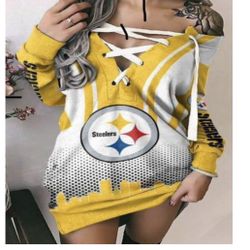 Women Nfl Lace Up Dress