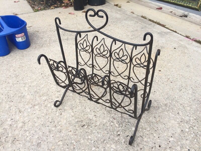 Southern Living at Home - Wrought iron magazine rack