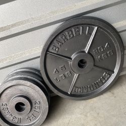 Olympic Weight Plates 90c A Pound