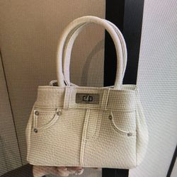 Popular all-match oblique cross-cross bag hand-held small square bag