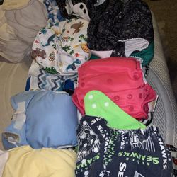 Cloth Diapers- Bum Genius, Cloth-EezInserts 