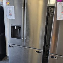 NEW !! LG THINQ STAINLESS STEEL SMART COUNTER DEPTH FRENCH DOOR REFRIGERATOR/ DUEL ICE MAKER 