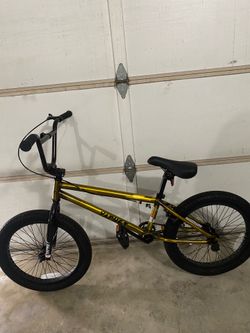 Yephet gold bmx bike