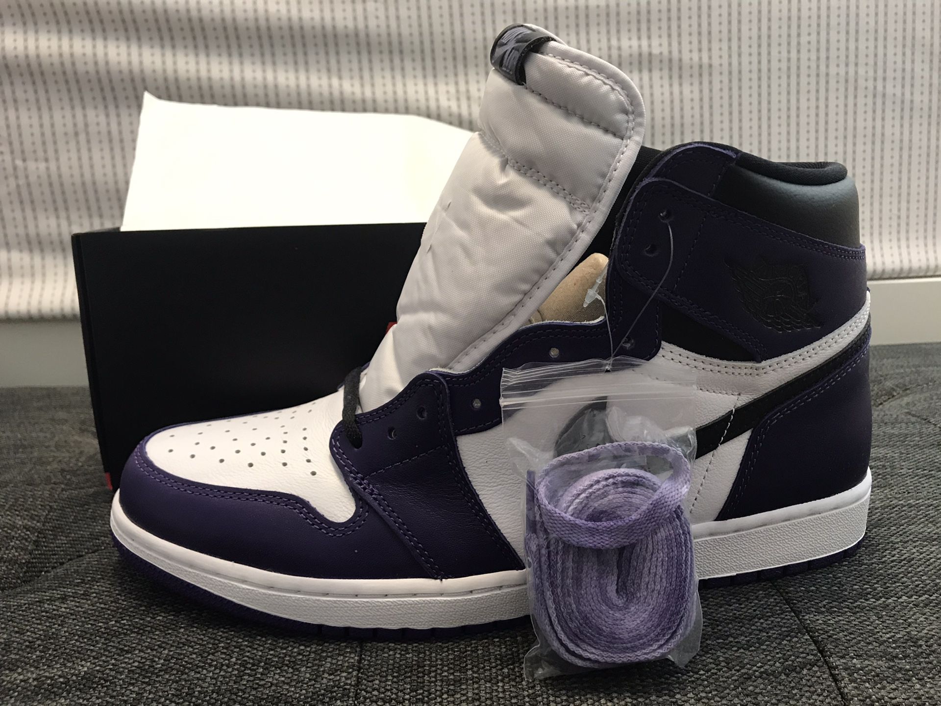 Jordan 1 High OG Court Purple 2.0 (2020) Size 11.5 Men’s