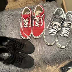 3 Vans For $70