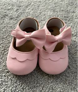 Pink Baby Mary Jane Shoes with Bow new size 3