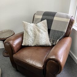 Italian Genuine Leather Chair 
