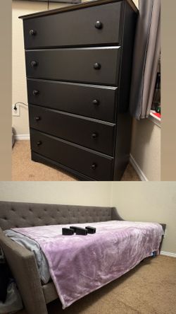 Day Bed & Dresser (no mattress)