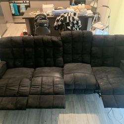 Recliner Couch With Cup Holders