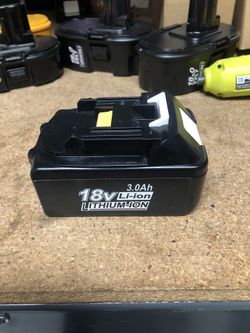 Makita 3.0 and 6.0Ah replacement batteries by Vanon