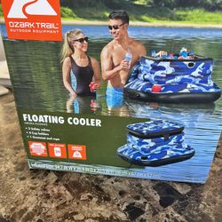 Ozark Trail Floating Cooler Blue Camo