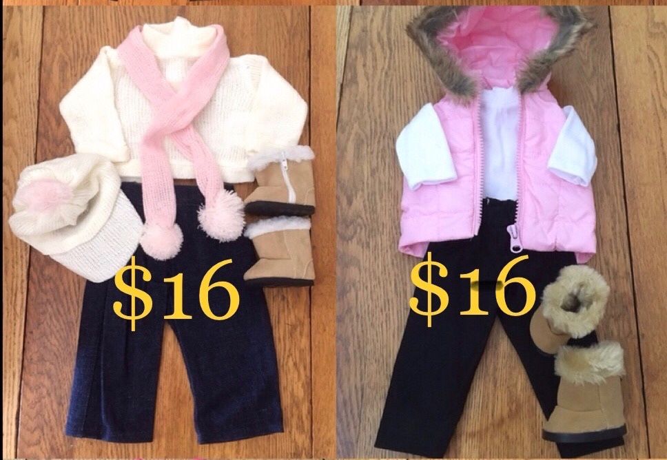 Complete Outfits for 18” Dolls; American Girl, Journey Doll, Battat etc.. The Queen’s Treasure Brand NEW!!