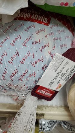 Frozen turkey