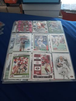 18 San Francisco 49ers football cards