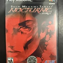 Shin megami tensei Nocturne For Ps2 (complete In Box)