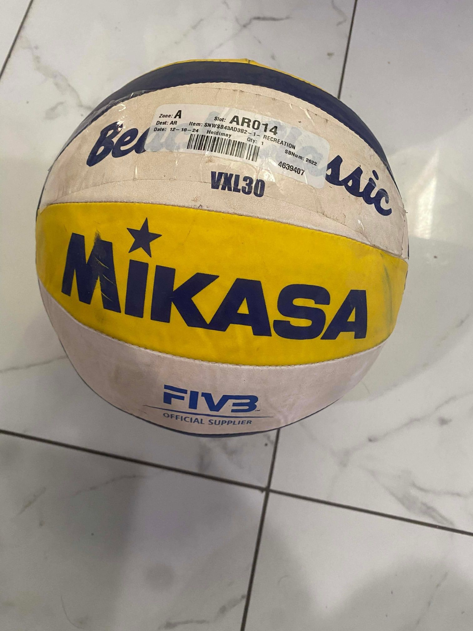 Mikasa Beach Classic Varsity Series FIVB Game Ball Beach Volleyball