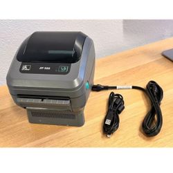 Zebra ZP 500 Direct Thermal Shipping Label Printer USB #120740-001, Great printer for any label printing including but not limited to shipping label. 