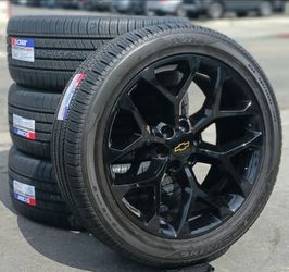 22” Chevy Silverado GMC Sierra Replica Wheels & Tires Tahoe Yukon Escalade Suburban Rines Y
