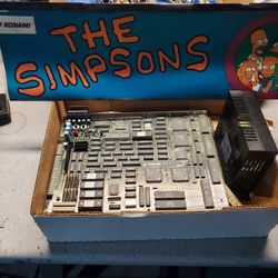 The Simsons Arcade PCB