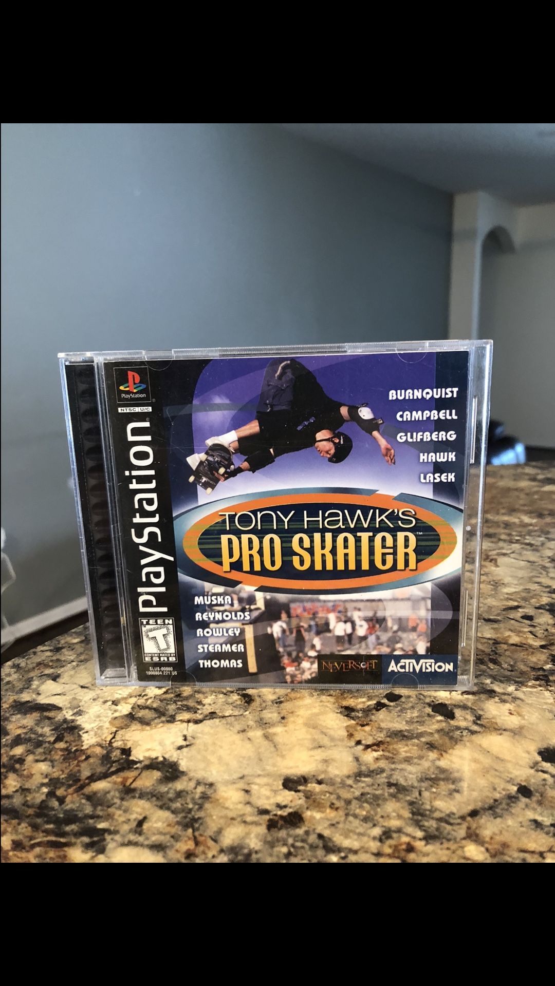 Tony Hawk’s Pro Skater For PS1 (case & manual ONLY)