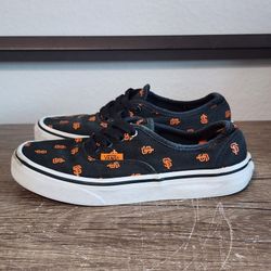 Vans Authentic X MLB San Francisco Giants Youth Shoes Size 3
