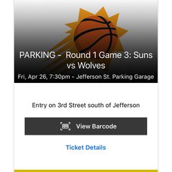 Parking Suns Vs Timberwolves Game 3 