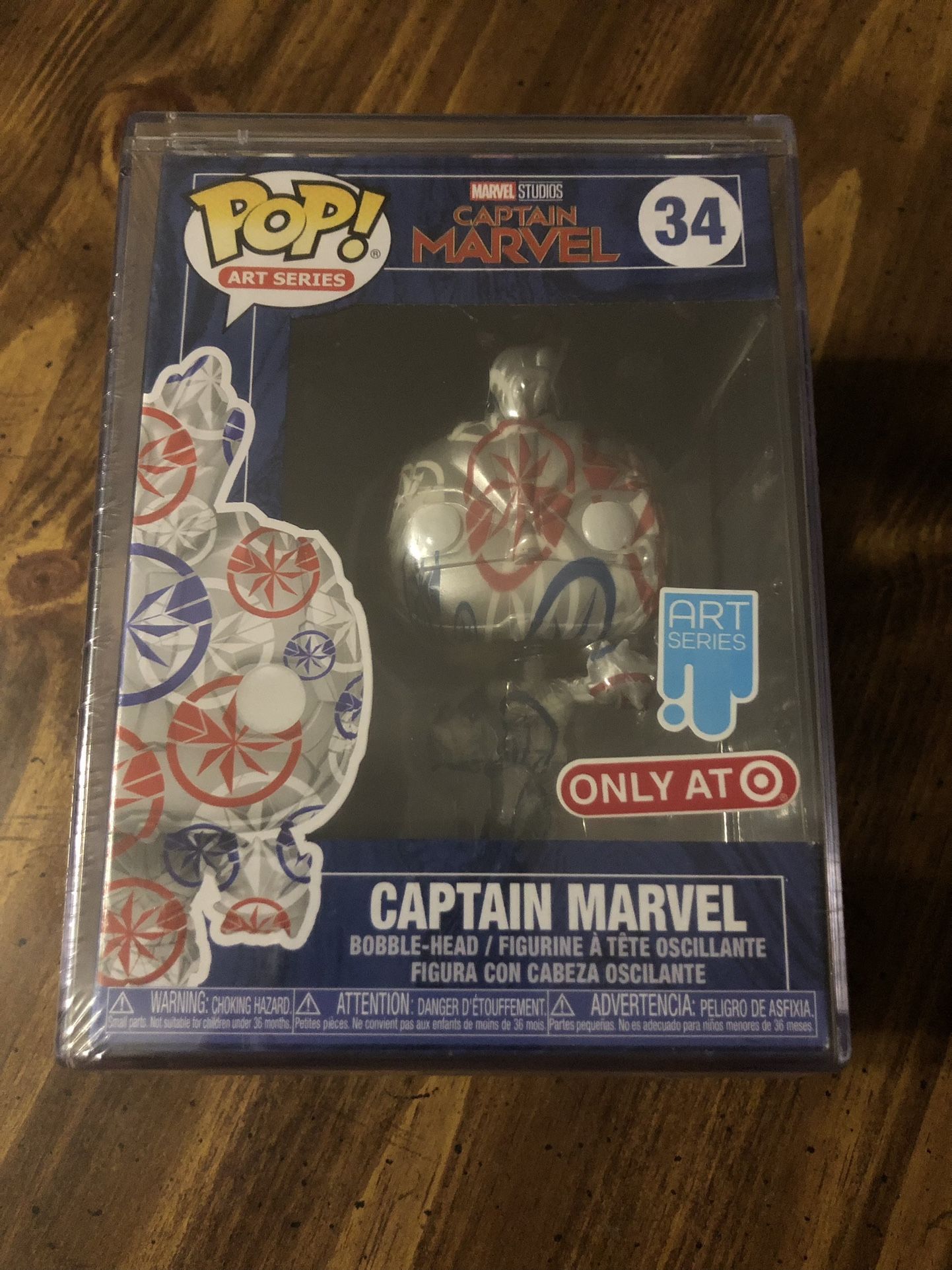 Captain Marvel Funko Pop! Art Series