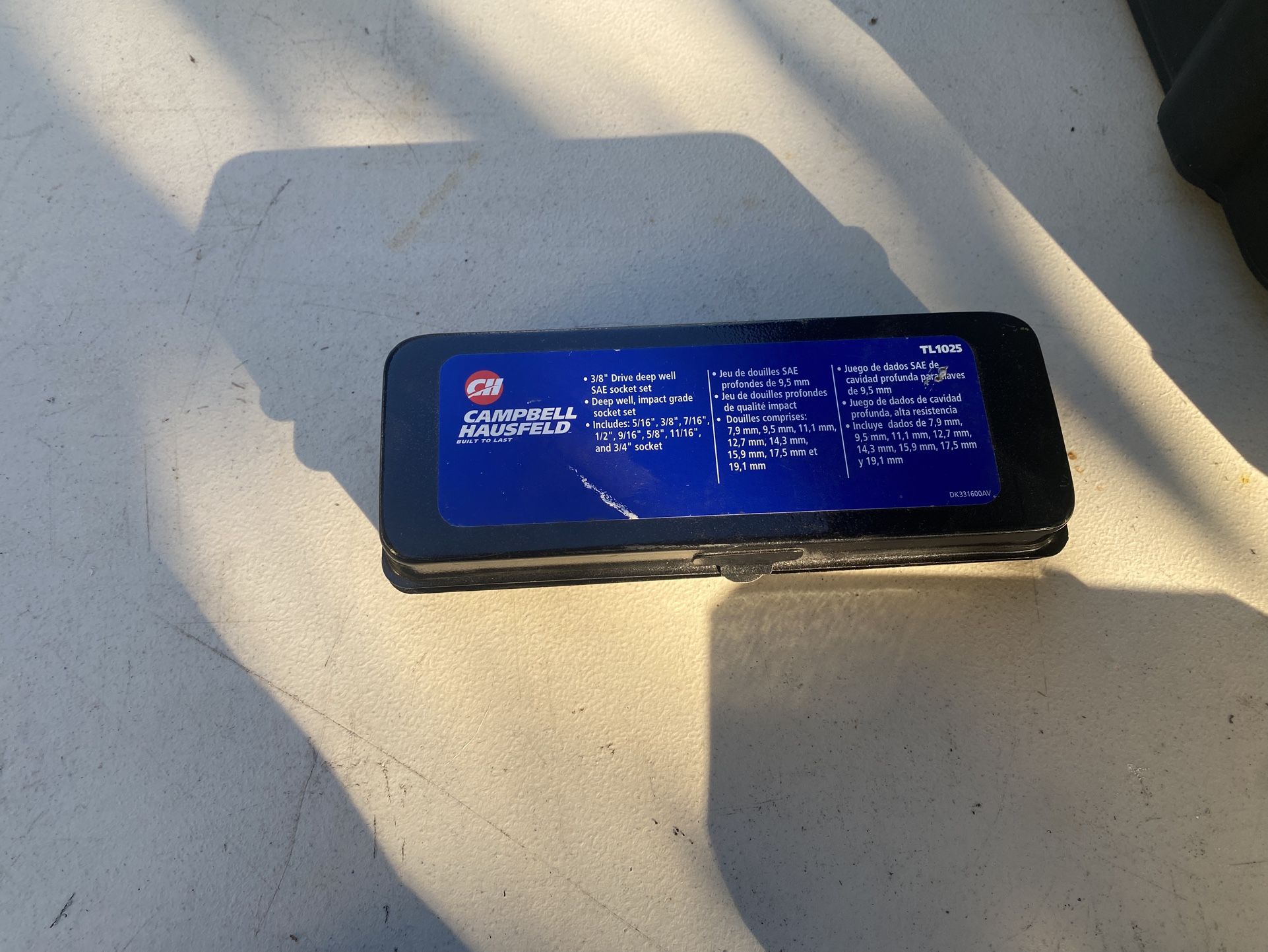 Campbell Hausfeld 3/8" Drive Deep Well SAE Socket Set