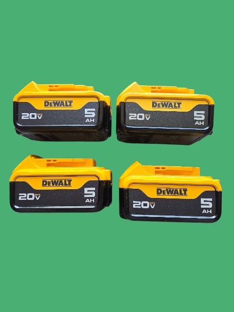 Dewalt 20v 5Ah Batteries 55 Each