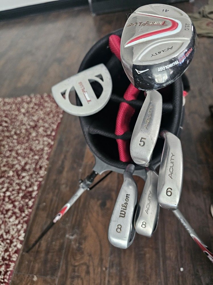 Acuity Golf Clubs & Golf Bag