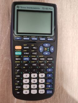 Calculator  TI 83 Plus