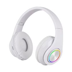 Wireless Bluetooth 5.0 Headphones | Deep Bass | RGB Light Ring | Mic