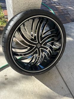 24 INCH WHEELS AND TIRES 5x115 & 5x120