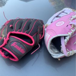 Girls T-Ball/Softball Gloves