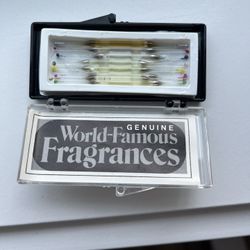 Vintages world-famous fragrance glass nips samples