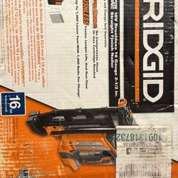 RIDGID 18V Brushless 16 Gauge Finish Nailer