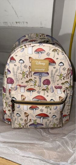 Loungefly Disney Tinker Bell Mushroom Mini Backpack
