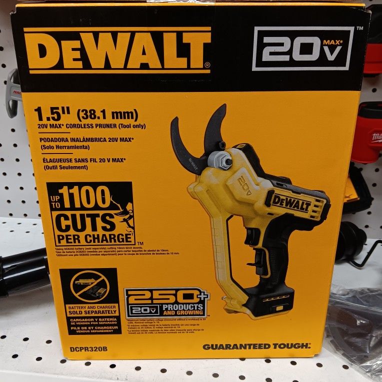 Dewalt New 1.5" Pruner 20v