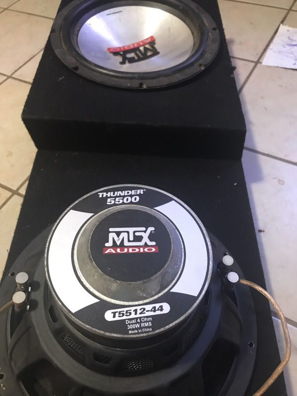 Speaker 12 MTX audio