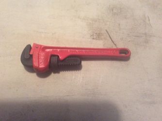 Ridge 8” pipe wrench asking 10.00