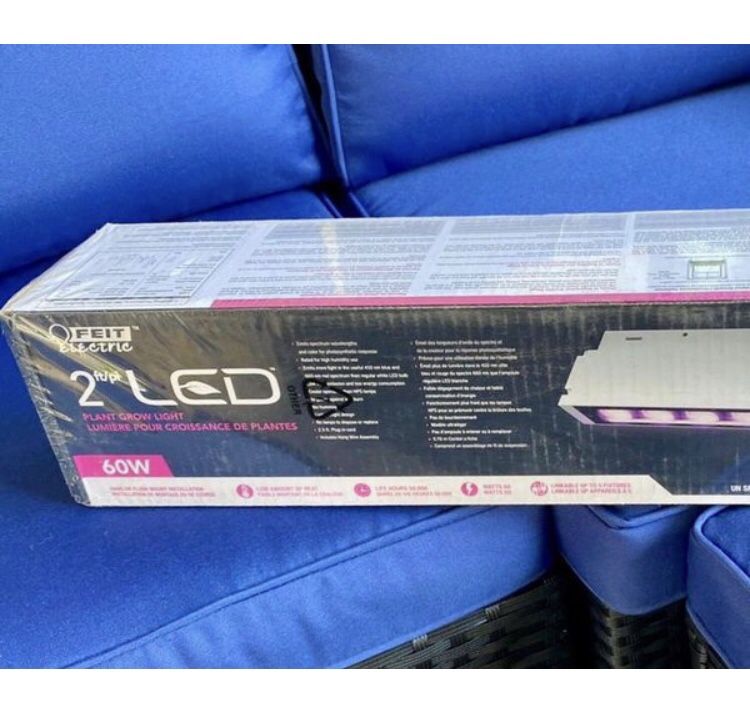Felt Electric 2ft. 60-Watt Heavy duty white Hydroponic