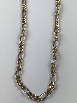 14k Solid Gold Fígaro Chain